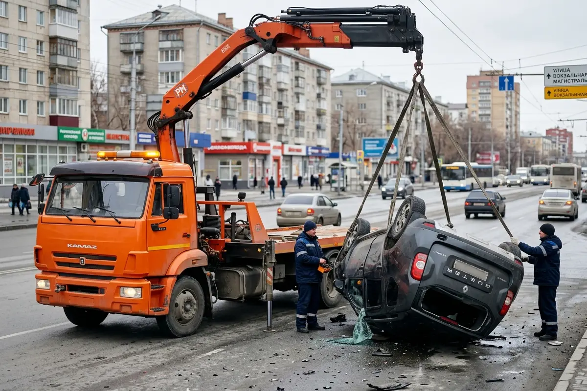 Перевёрнутый Renault Duster