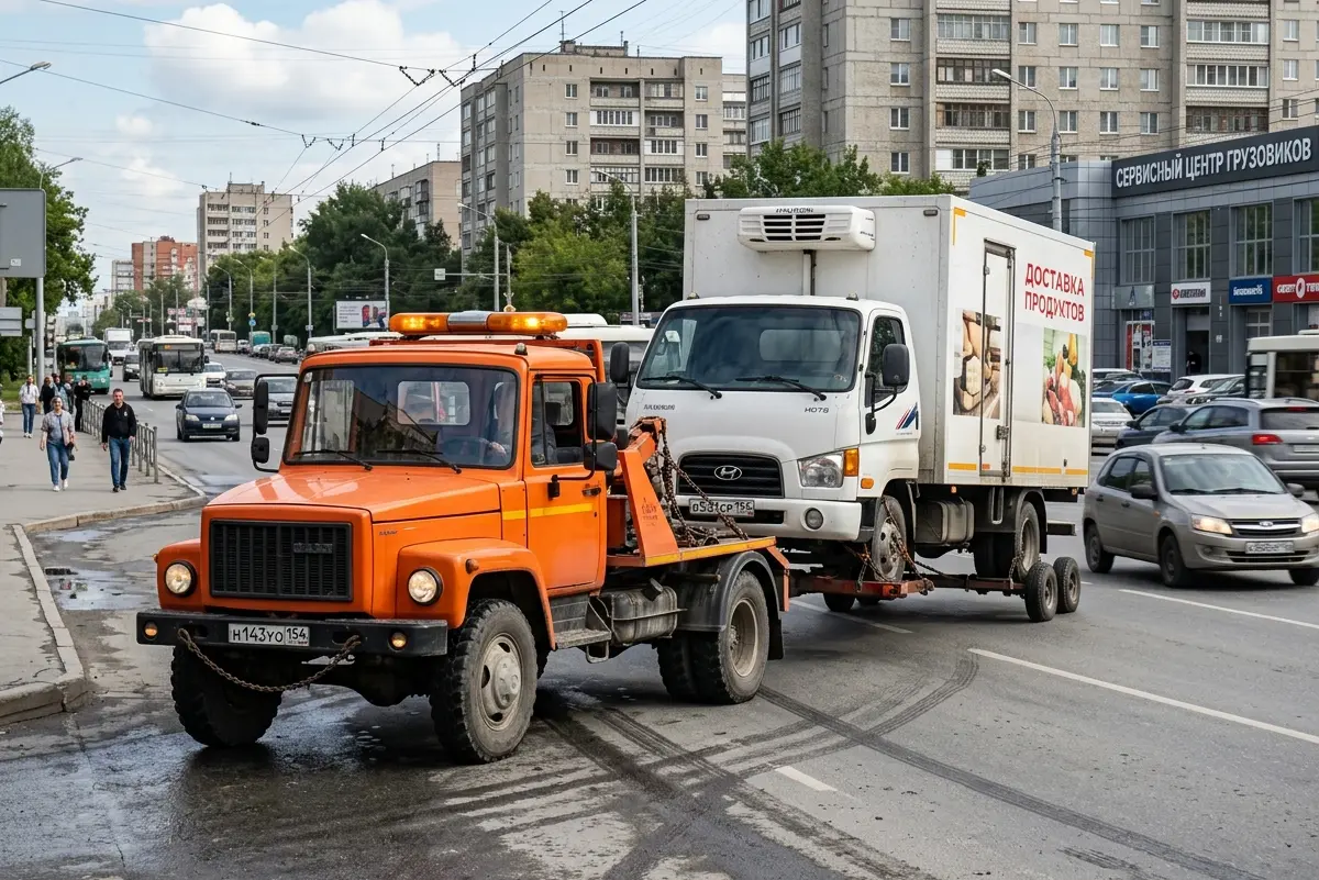 Рефрижератор Hyundai на СТО