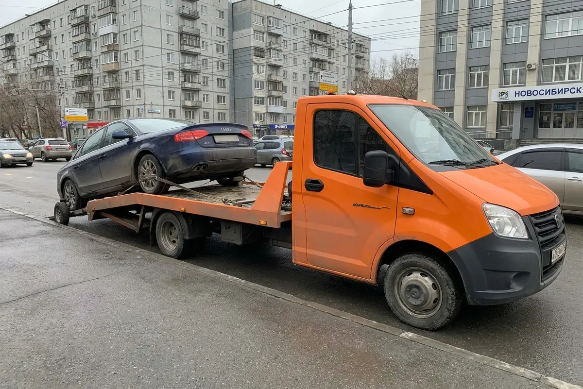Audi A4 с заблокированной КПП