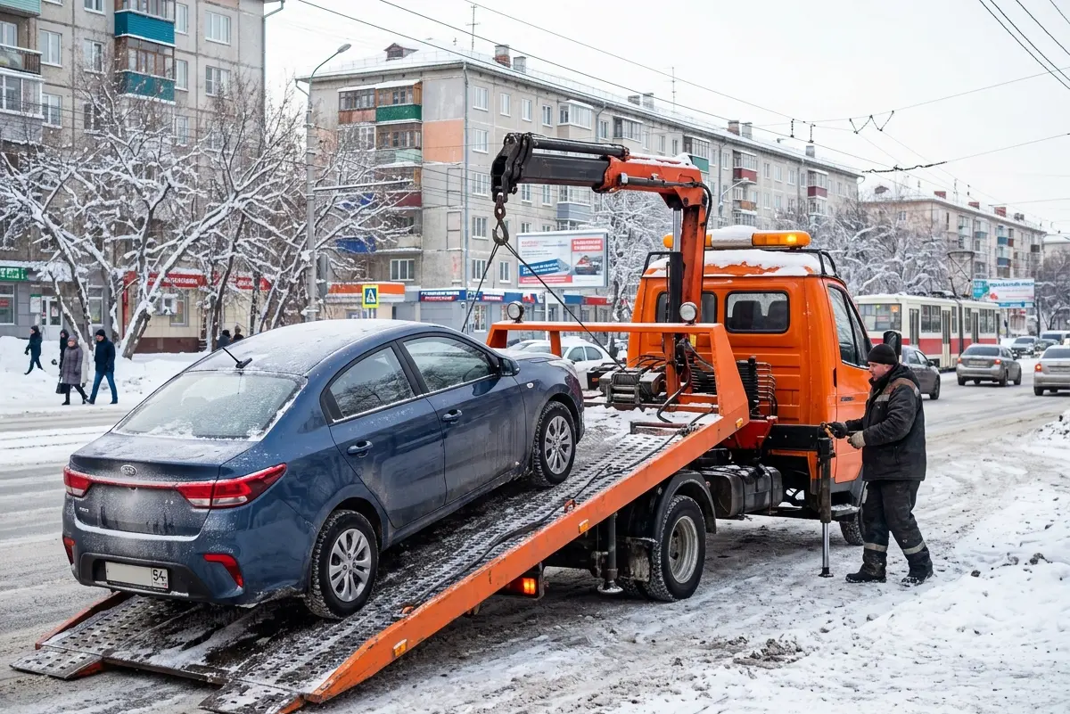 Kia Rio после неудачного запуска