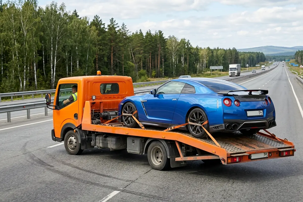 Спорткар Nissan GT-R в Омск