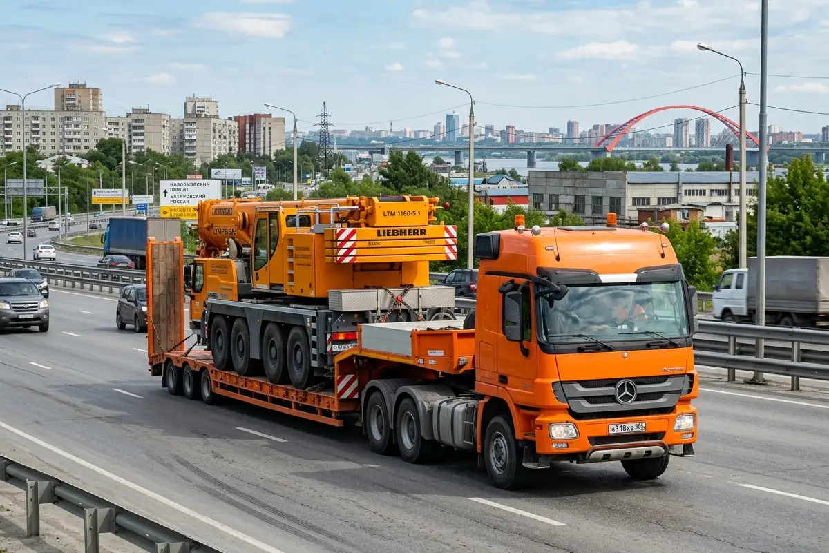 Автокран в область